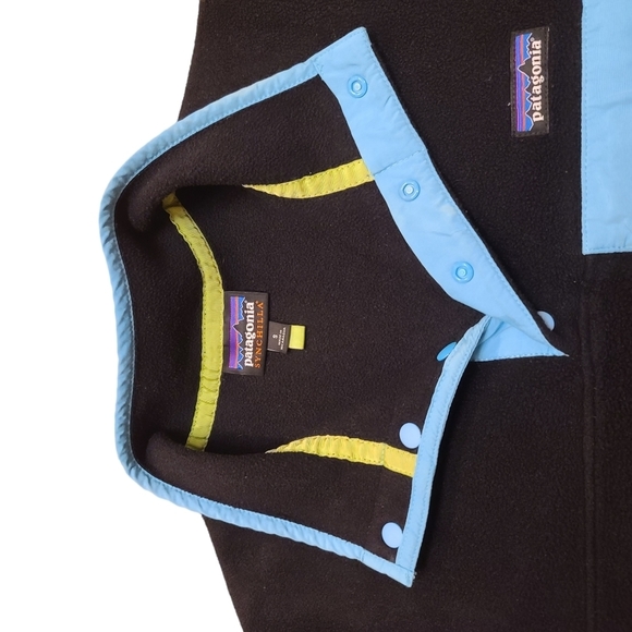 Patagonia Women's Black Lightweight Synchilla Snap-T Fleece Pullover Size Small - Picture 6 of 12